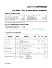 MAX98355AEWL+T 数据规格书 4