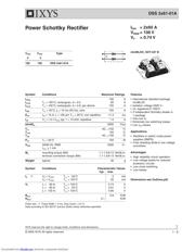 DSS 2 X 61-01A 数据规格书 1