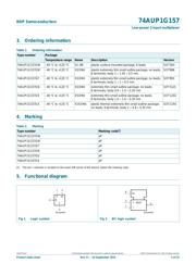 74AUP1G157GW 数据规格书 3