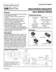 IRS2109STRPBF 数据规格书 1