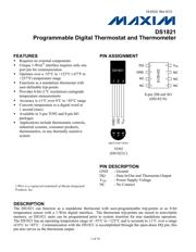 DS1821S+ datasheet.datasheet_page 1