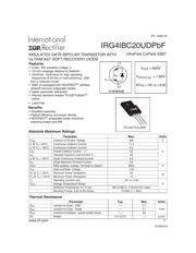 IRG4IBC20UD 数据规格书 1