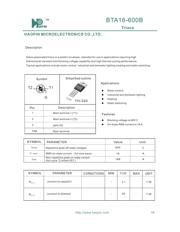 BTA16-600BW3G 数据规格书 1