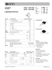 IXGP15N120C 数据规格书 1