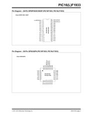 PIC16F1933T-I/SO 数据规格书 3