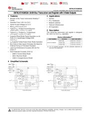 SN74LVCH16652A 数据规格书 1