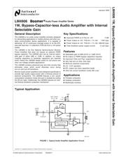 LM4906MM datasheet.datasheet_page 2