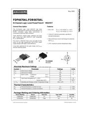 FDP6670AL datasheet.datasheet_page 1