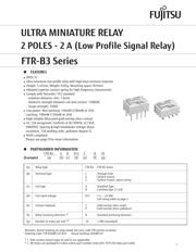 FTR-B3SA012Z 数据规格书 1
