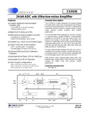 CS5530-IS Datenblatt PDF
