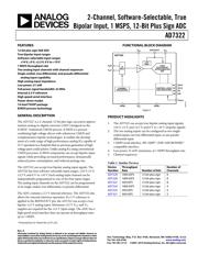 AD7322BRUZ 数据规格书 1