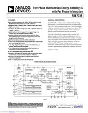 ADE7758ARWRL Datenblatt PDF