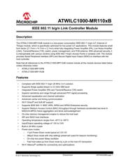 ATWILC1000-MR110PB-T 数据规格书 1