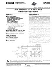 VCA2612Y/2KG4 datasheet.datasheet_page 1