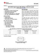 ADC121S051CIMF/NOPB 数据规格书 1
