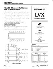 MC74LVX157 数据规格书 1