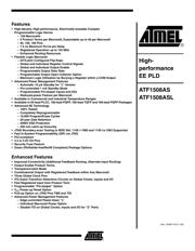 ATF1508AS-15QC160 数据规格书 1