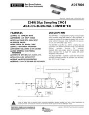 ADS7804 数据规格书 1