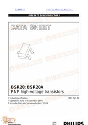 BSR20 datasheet.datasheet_page 1