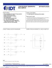 IDT74CBTLV3125QG datasheet.datasheet_page 1