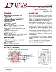LTC3111IMSE#PBF 数据规格书 1