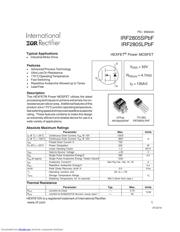 IRF2805SPBF datasheet.datasheet_page 1