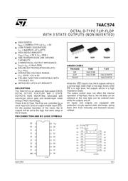 74AC574MTR Datenblatt PDF