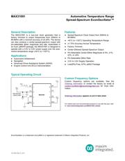 MAX31091AUA/V+T330 datasheet.datasheet_page 1