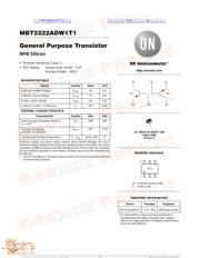 MBT2222ADW1T1 Datenblatt PDF