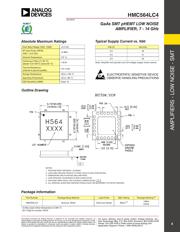 HMC564LC4TR datasheet.datasheet_page 4