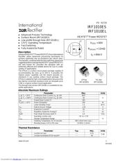 IRF1010ES 数据规格书 1