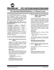 PIC18F8490T-I/PT 数据规格书 1