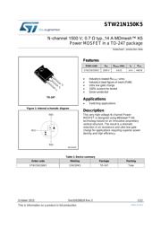 STW21N150K5 datasheet.datasheet_page 1