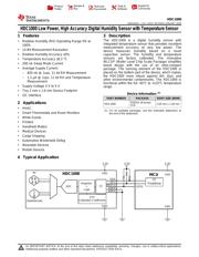HDC1000YPAR 数据手册