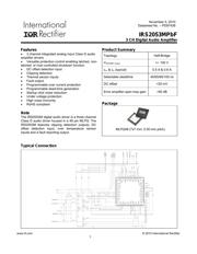 IRS2093MTRPBF Datenblatt PDF