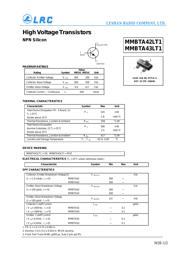 MMBTA42LT1 数据规格书 1