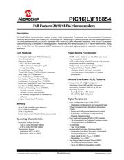 PIC16F18854-I/MV 数据规格书 1