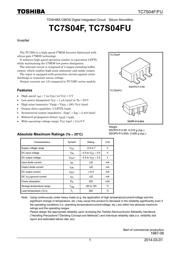 TC7S04F(T5L,F,T) datasheet.datasheet_page 1