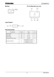 TC7S04F,LF datasheet.datasheet_page 2