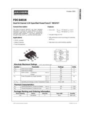 FDC6401N 数据规格书 1