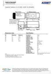 T491C475K020ZT 数据规格书 1