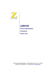 EZ80190AZ050SC 数据规格书 1