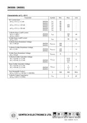 2N5551 数据规格书 2