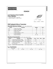 KSA614OTU datasheet.datasheet_page 1