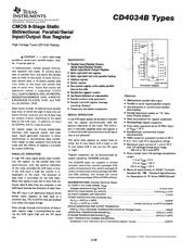 CD4034BM Datenblatt PDF