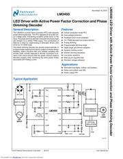 LM3450AEV230V30/NOPB 数据规格书 1