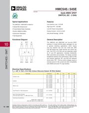 HMC545ETR 数据规格书 1
