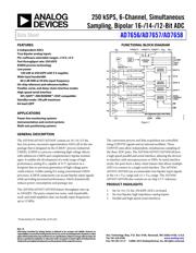 AD7656YSTZ Datenblatt PDF