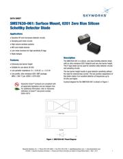 SMS7630-061 数据手册