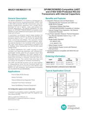 MAX3111ECNI Datenblatt PDF